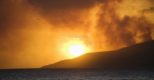 Fires are burning on Maui and the Big Island.