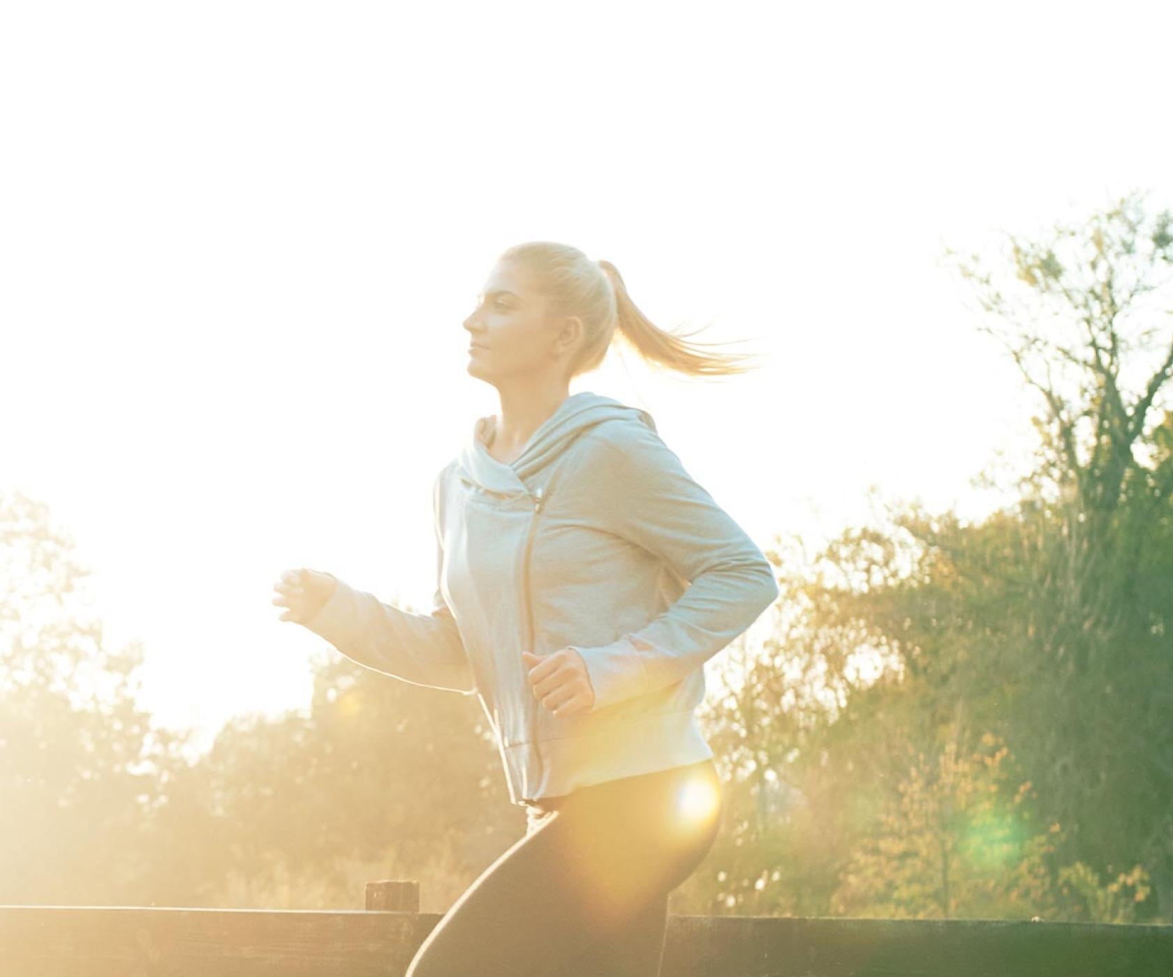 Woman jogging